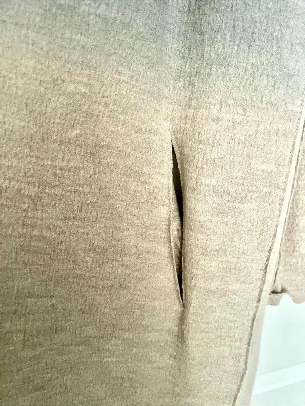 Eileen Fisher Ombre Boiled Wool Open Coat, Size Small - Picture 7 of 14